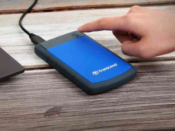 Зовнішній жорсткий диск 2.5" USB 4.0 TB Transcend StoreJet 25H3 Navy Blue (TS4TSJ25H3B) ( Синій ) Харків