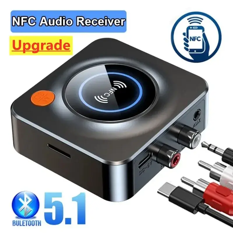 Audio приемник Vikefon C52 NFC Bluetooth 5.1 для TV PC Receiver Киев - изображение 2