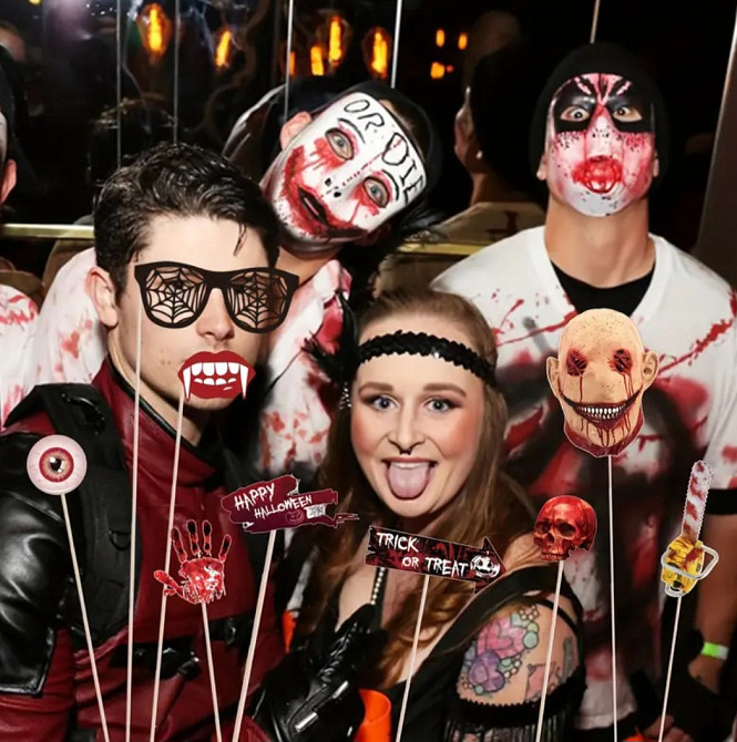 Фотобутафорія на Хелловін 26 деталей one size різнобарвний Київ - фото 3