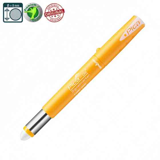 Маркер водо-термостійкий PICA GEL Signal marker білий 2-8 мм Одеса