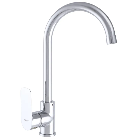 Стильний кухонний змішувач Zerix Fox 439 з поворотним виливом (ZX2930) Харків