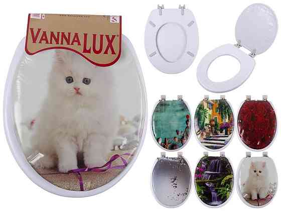 Сидение для унитаза Vanna Lux мягкое бежевое. Харьков