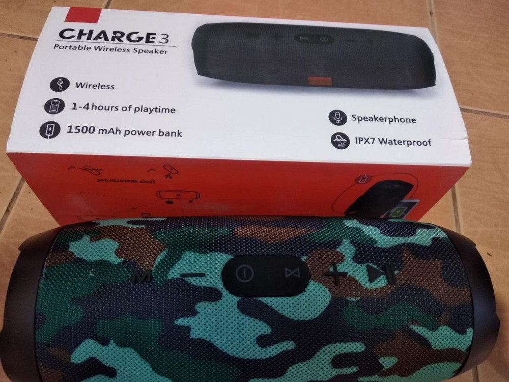 Портативная колонка. Беспроводной Bluetooth динамик E3, 10W, 4000mAh, дистанция-10m, Haki Corton BOX Полтава - изображение 1