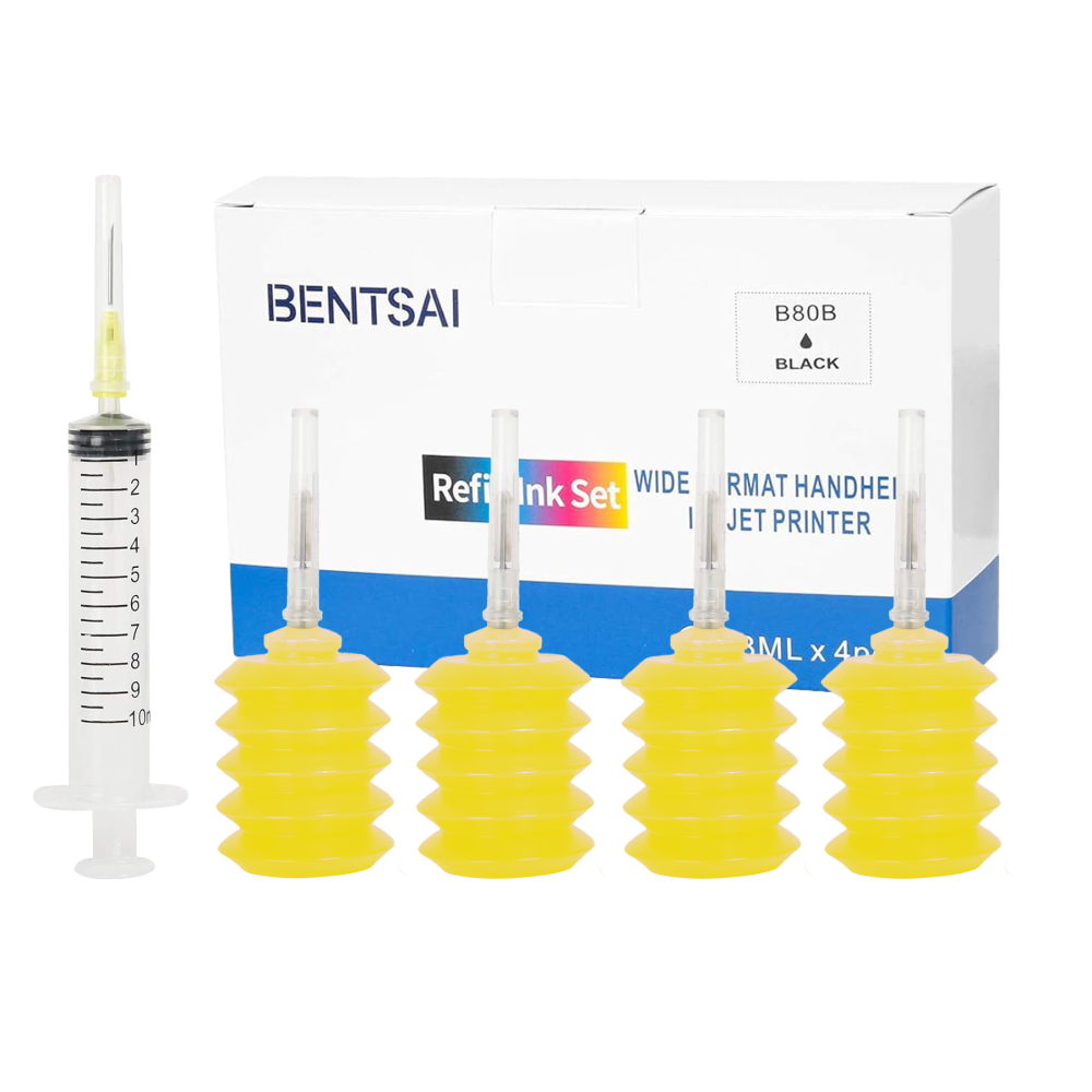 Bentsai Водные чернила для заправки картриджей Bentsai B80Y (комплект, желтые) Київ - фото 1