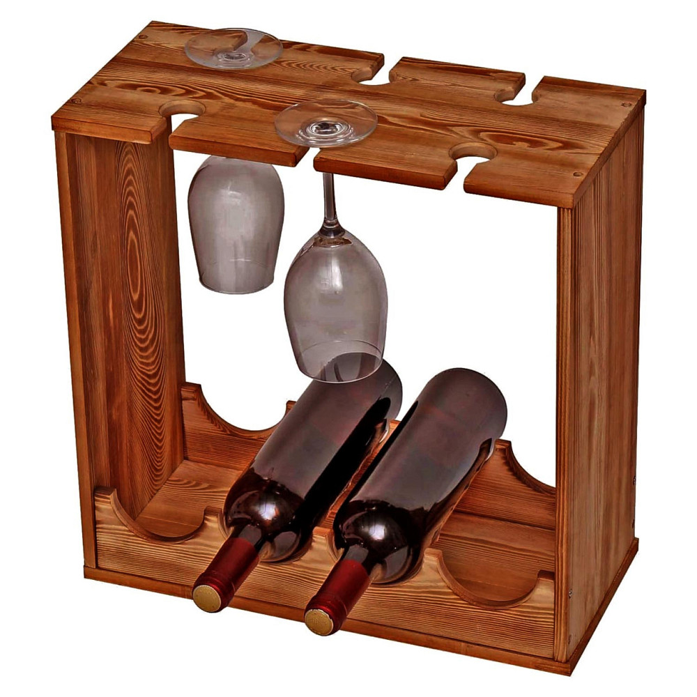 Настільна винна полиця "Понтен" шафран Миколаїв - фото 1