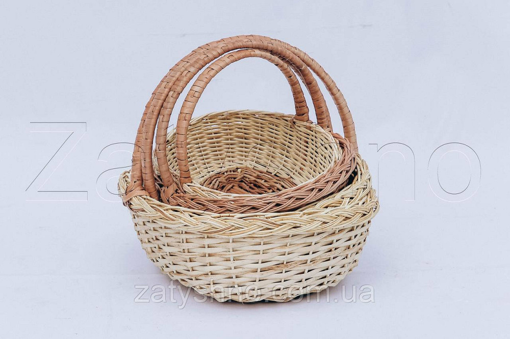 Плетеная корзина из лозы | корзина пасхальная | корзина на Пасху Киев - изображение 1