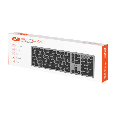 Клавіатура 2E KS270 109key Wireless UA Grey/Black (2E-KS270WBGR_UA) Вінниця - фото 3