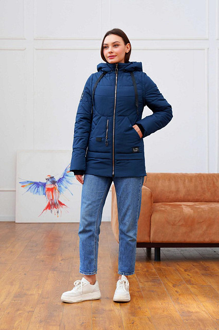 Женская демисезонная куртка трансформер.  Курточка жилет весна-осень 44-58р Киев - изображение 3