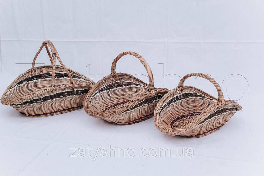 Комплект кошиків плетених | Київ - фото 10