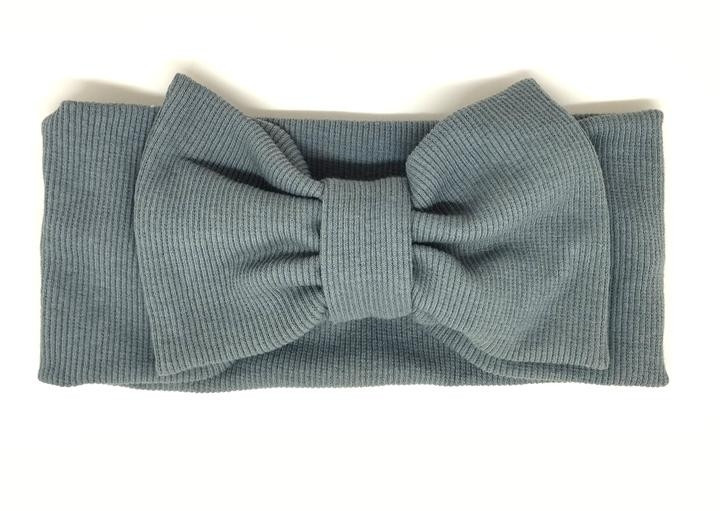 Повязка на голову осенняя серая Киев - изображение 1