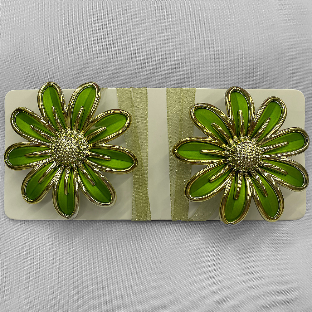 Магниты для штор и гардин Грейс набор 2 шт Зеленый с золотистым (81-149) Киев - изображение 6