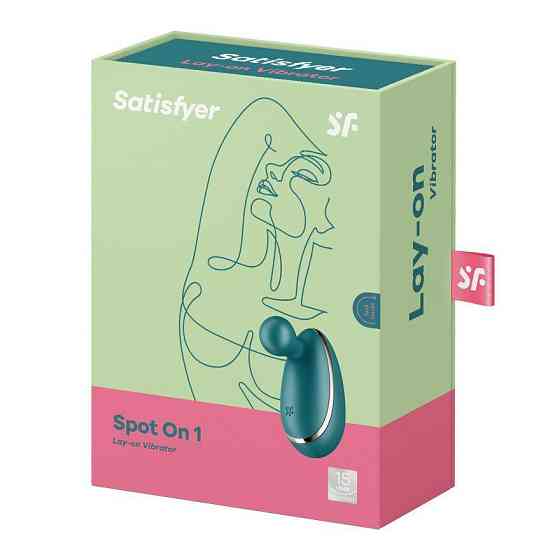 Вібратор для зовнішньої стимуляції Satisfyer Spot On 1 Green, гнучкий відросток Sex Aura Київ