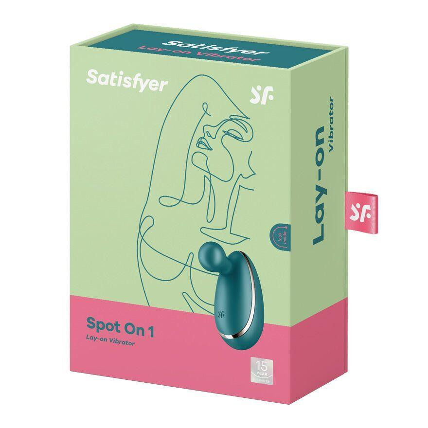 Вібратор для зовнішньої стимуляції Satisfyer Spot On 1 Green, гнучкий відросток Sex Aura Київ - фото 5
