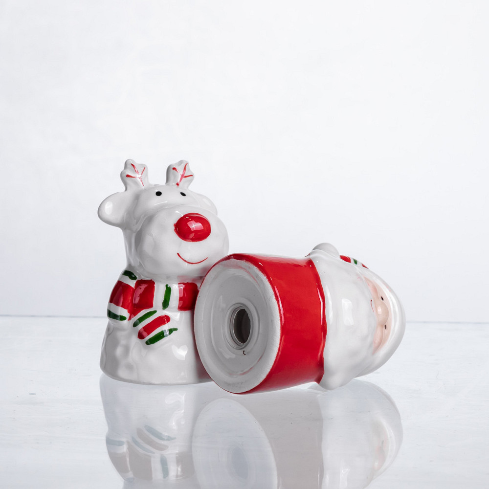 Набір для спецій з порцеляни New Year 2 баночки по 100 мл CR-1-36 Коломия - фото 3