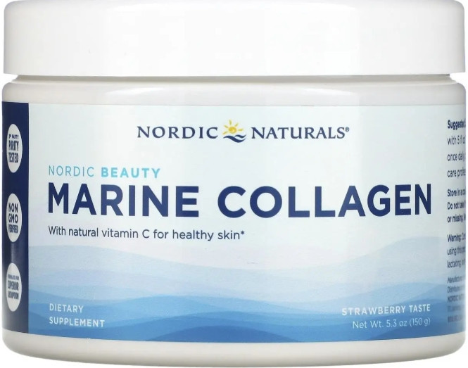 Морський колаген Nordic Naturals Marine Collagen150 г полуниця Київ - фото 1