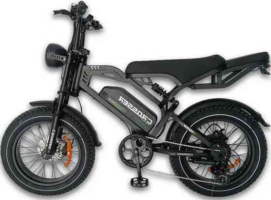 Електровелосипед фетбайк Crosser 777 (500ВТ 48V 15Ah) - Чорно-зелений. Харків