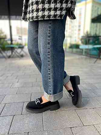 Arcoboletto Туфлі жіночі Arcoboletto 907 чорні (весна-осінь, замша натуральна) (5436) Коломия