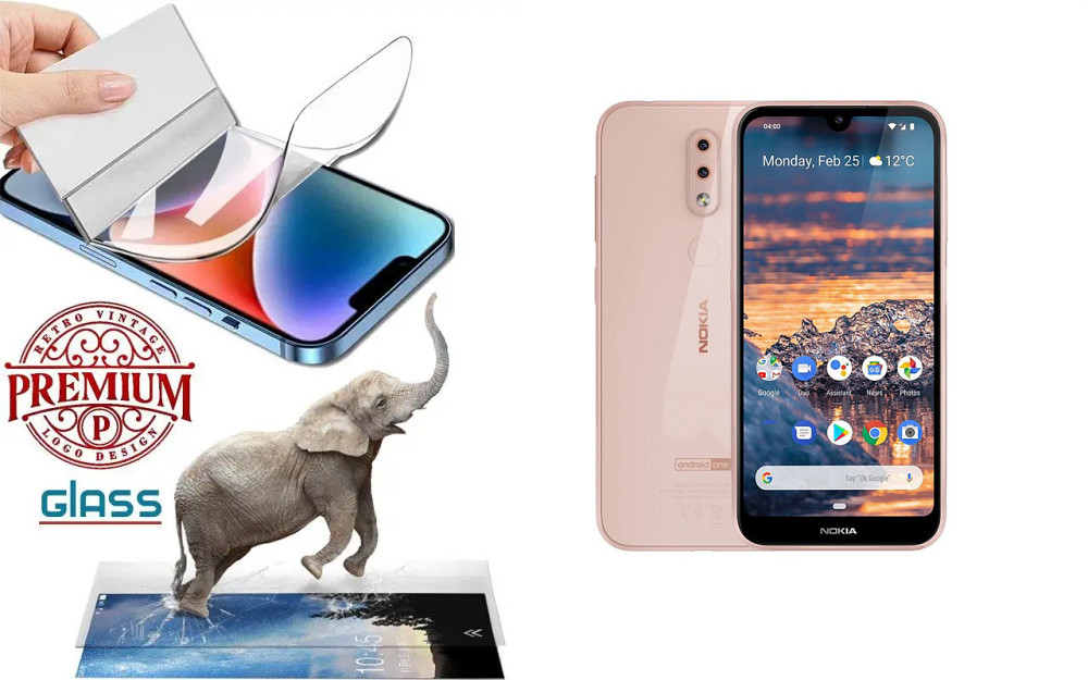 Полиуретановая пленка Nokia 4.2, Premium, толщина 0,2 мм Киев - изображение 1