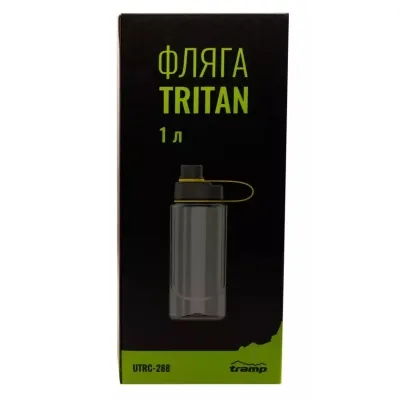 Пляшка для води Tramp Тритан 1 л Grey (UTRC-288-grey) Вінниця - фото 7