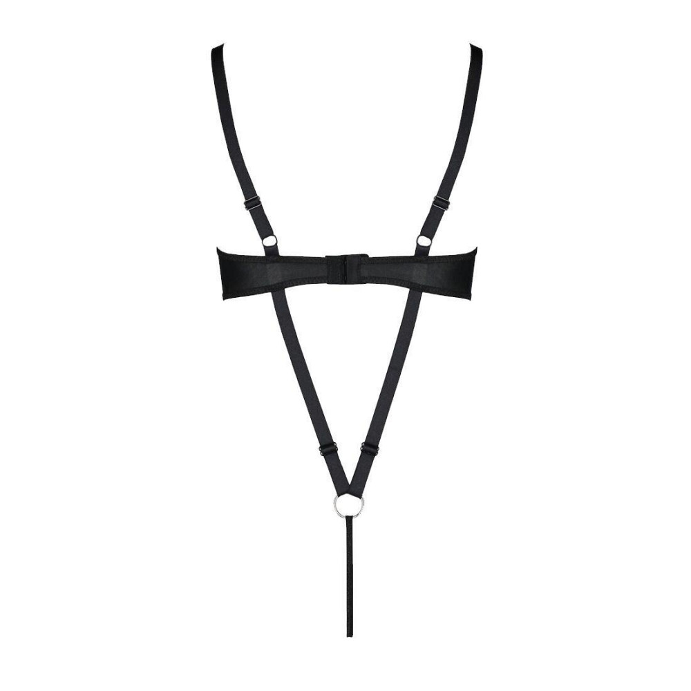 Боди из экокожи Passion CELINE BODY 4XL/5XL black, с доступом, открытый Sex Aura Киев - изображение 4