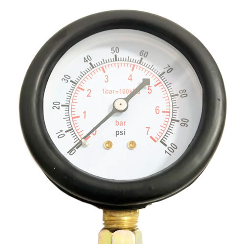 Манометр для измерения давления топлива 0–100 psi 1–7 бар, комплект с переходниками и шлангом Киев - изображение 5