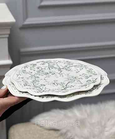 Тарілка порцеляна вінтажний стиль 23,3см "Мейстер" 102-1449 для дому та ресторанів Київ