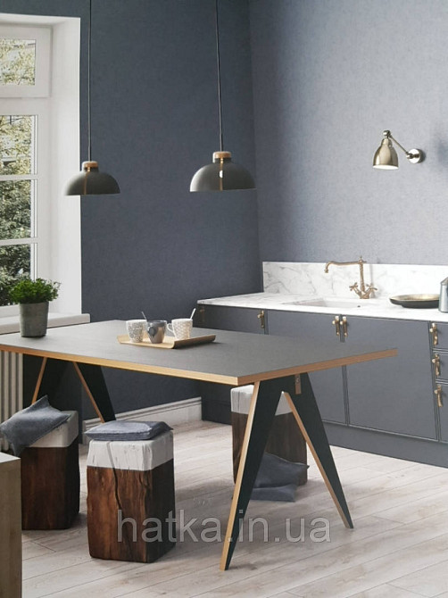 Шпалери вінілові на флізелін гарячого тиснення Marburg Shades однотонні світло бежеві Київ - фото 1