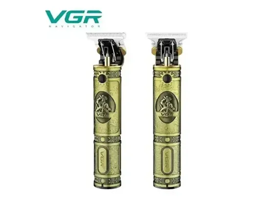 Триммер аккумуляторный VGR V-085 USB, машинка для стрижки волос и бороды, T-лезвие, 3 насадки, 1500 мАч Одесса