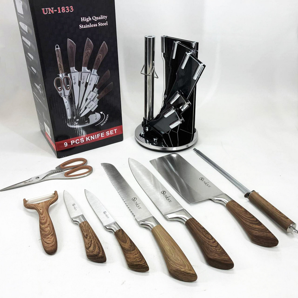 Ножі кухонні з нержавіючої сталі, Відмінний набір ножів, Сталеві кухонні ножі Бюджетні TI-92 Івано-Франківськ - фото 6