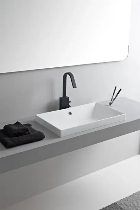 Раковина  Scarabeo Teorema 2.0 60x36 Ardesia 513149 Київ - фото 1