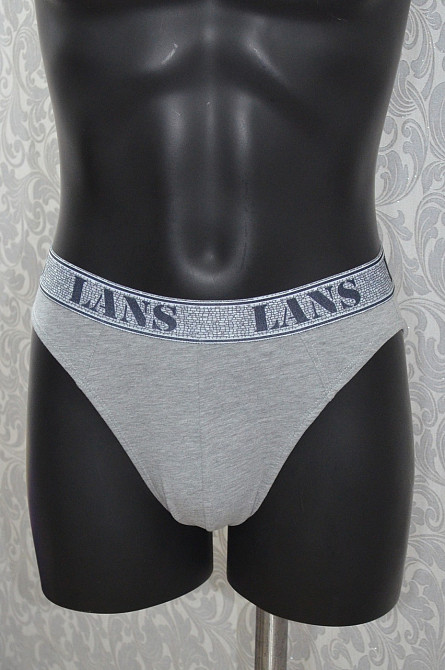 Труси чоловічі бавовна Спорт (2 шт.) Lans 03/034 M, Сірий Київ - фото 2