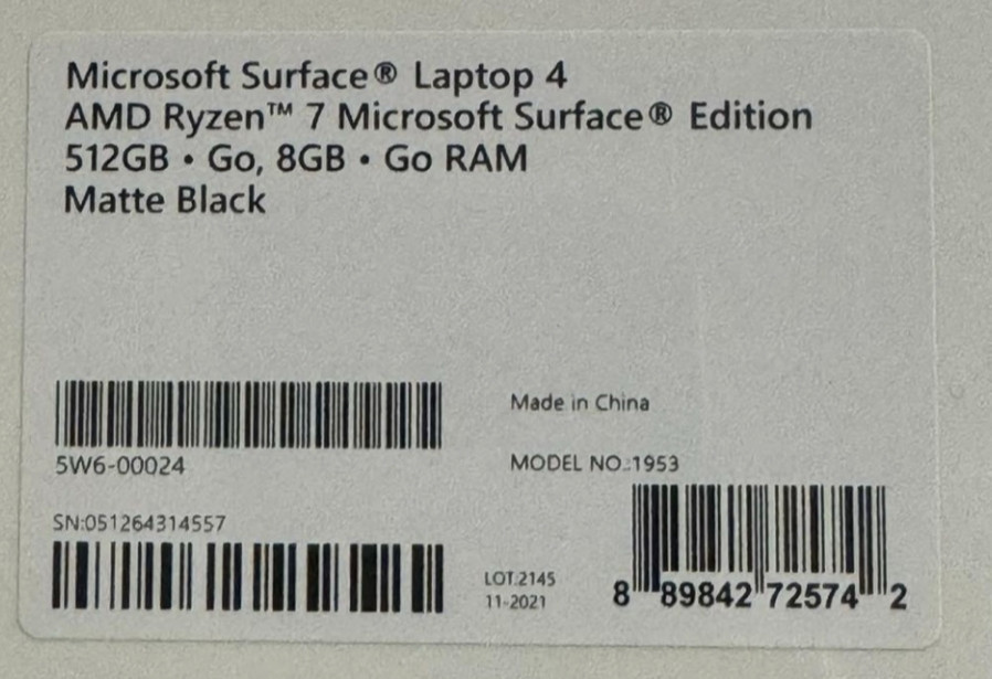 Ноутбук новий Microsoft Surface Laptop 4 Харків - фото 4