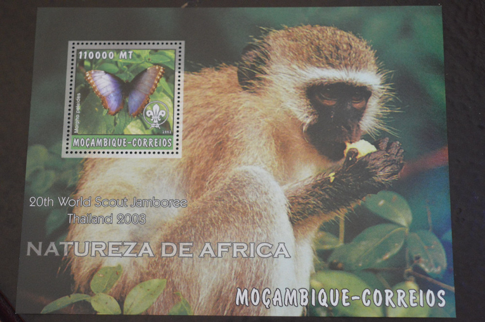 Мозамбик. Фауна. Блок. 2015 год (В-7) Полтава - изображение 1