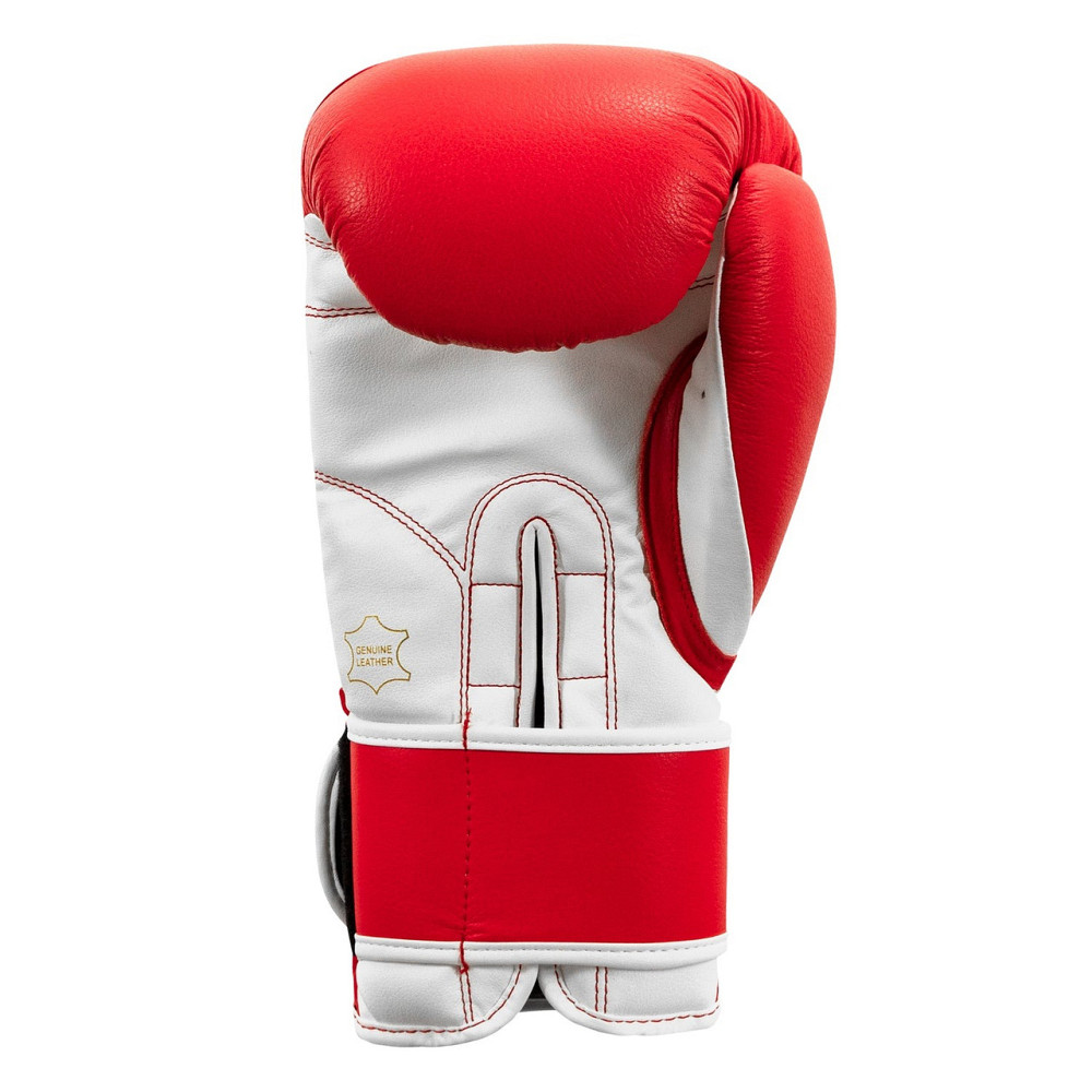 Боксерські рукавиці TITLE Boxing Pro Style Leather Gloves3.0 Red/White 12 oz (бинти 4м. в комплекті) Кам'янське - фото 7