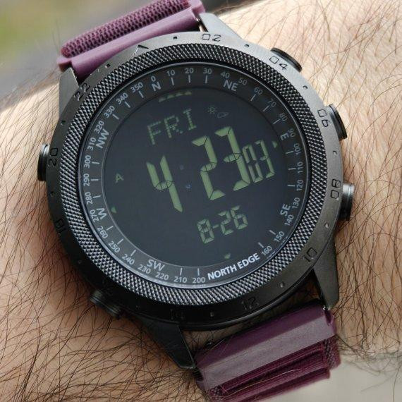 Годинник чоловічий водостійкий тактичний North Edge Desert Combat BRD (2 ремінці) Вінниця - фото 8