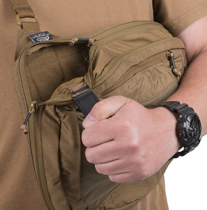 Тактичний Рюкзак однолямковий 6.5 літрів Helikon-Tex "EDC Sling" (PL-ESB-CD-11) Coyote Нововолинськ - фото 6