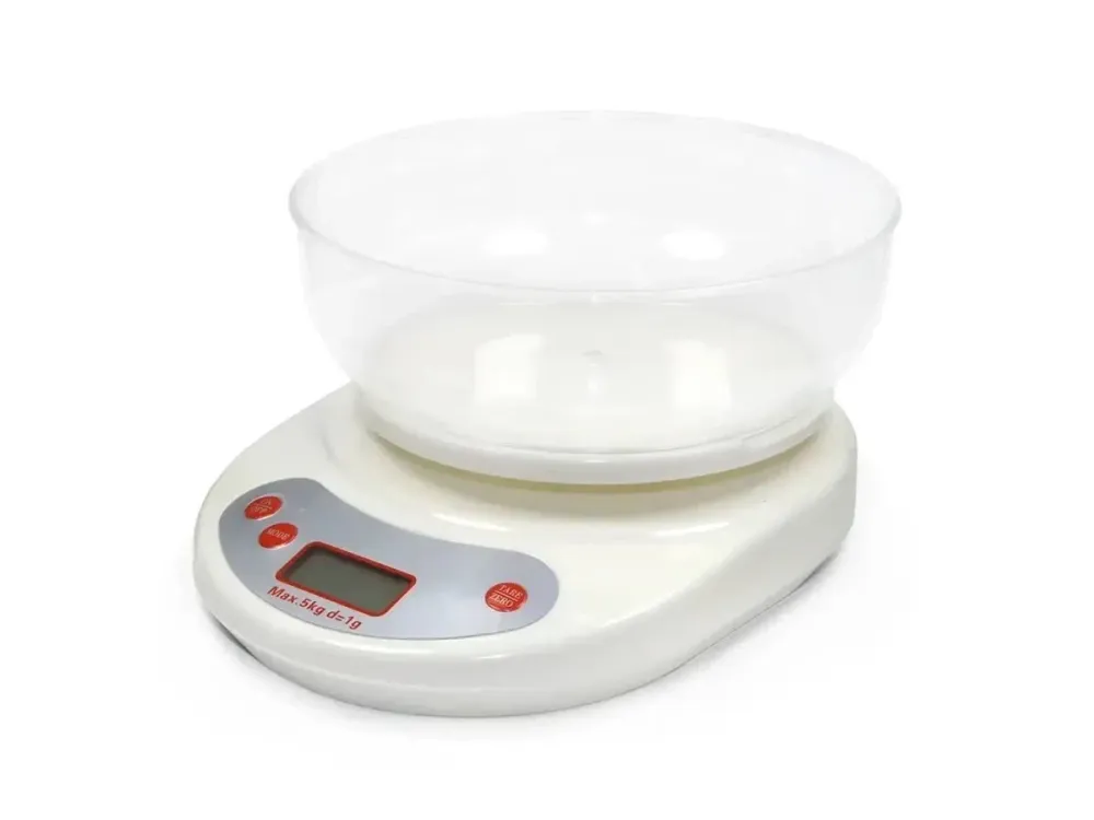 Электронные кухонные весы 5 кг с круглой чашей YZ-1811B EK-01 для точного взвешивания продуктов дома и на кухн Одесса - изображение 2