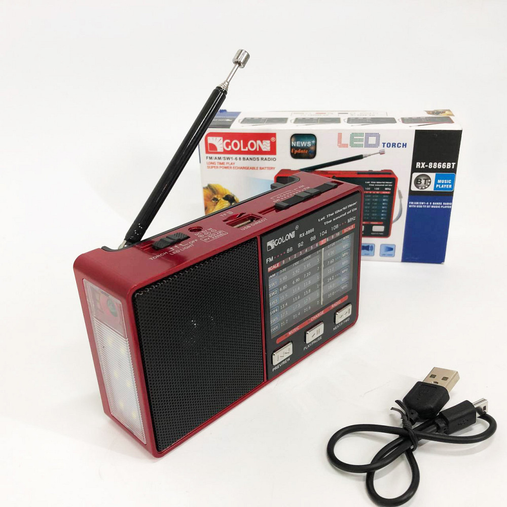 Аналоговий радіоприймач з хорошим звуком, Радіоприймач 220v, Радіо з підтримкою флеш-карт DW-84 Львів - фото 11