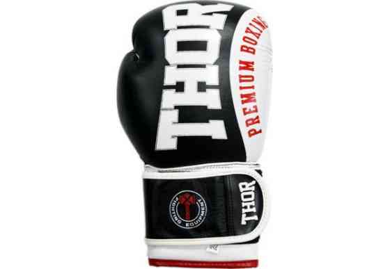 Боксерские перчатки Thor Shark PU 16 oz Red Киев