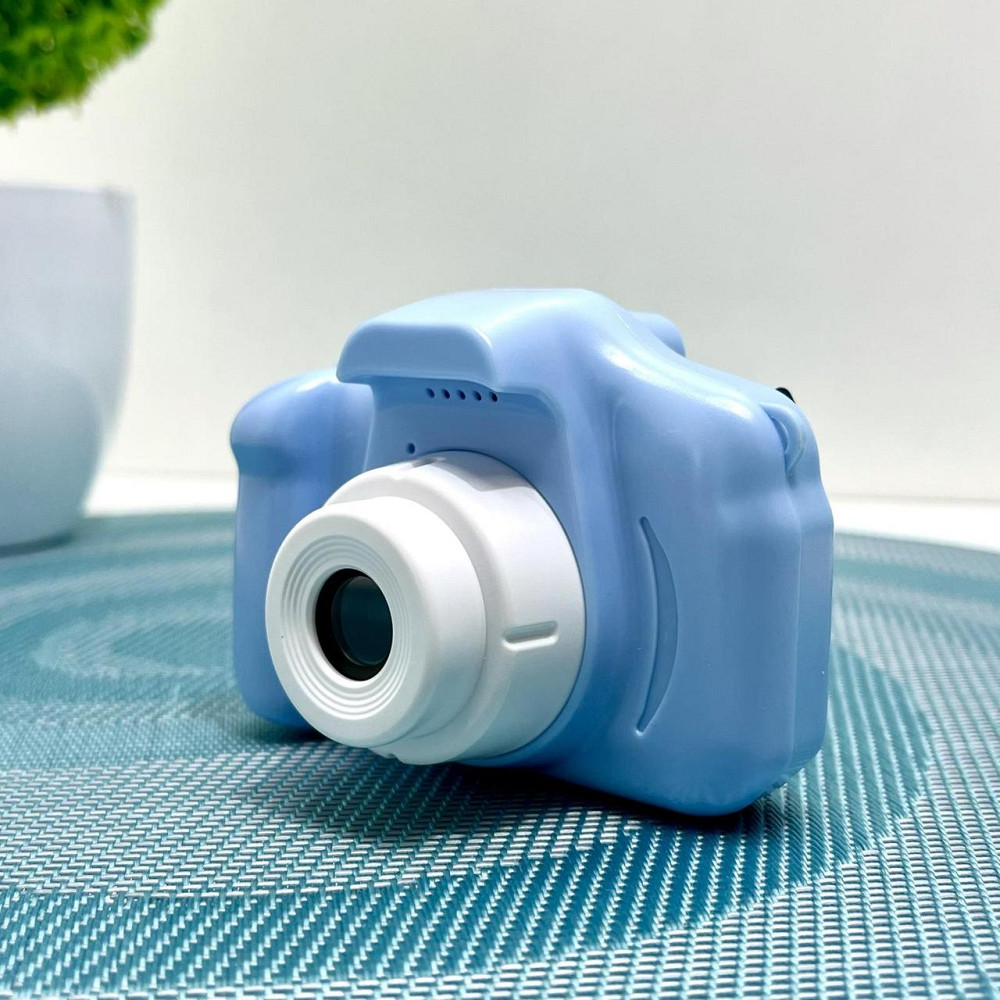 Фотоапарат дитячий відео фото ігри прослуховування музики підтримує microSD Блакитний (C56663) Чернігів - фото 4