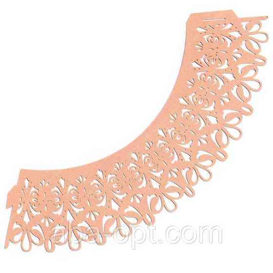 0369 Накладка бумажная декоративна ажурна для маффинов разных цветов (уп 20 шт).Aba-Opt Одесса