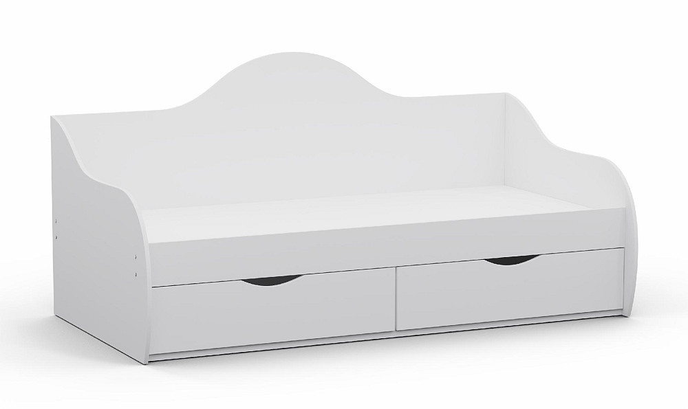 Ліжко односпальне L-4, Білий, 1932х1000х954 Львів - фото 1