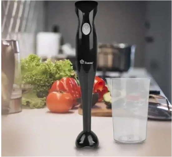 Занурювальний блендер DOMOTEC MS-5105, потужність 400 Вт, пластик, в комплекті стакан – для зручного подрібнення продуктів. Одеса - фото 2