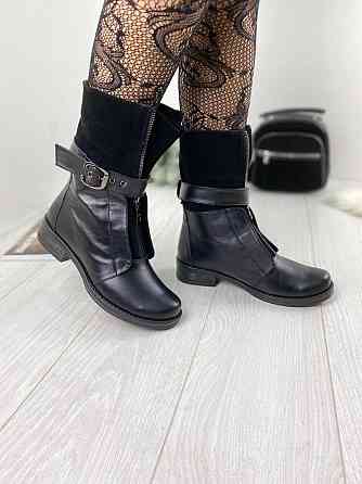 Черевики жіночі M.KRAFT T-38 чорні (зима, шкіра натуральна) (2482) 37р.41р. 37 Коломия