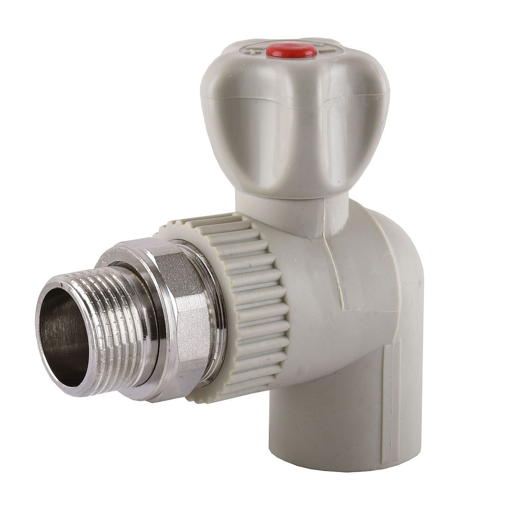 Кран радіаторний кутовий Vsplast  PPR ф20x1/2″ 2026 Тернополь - изображение 1