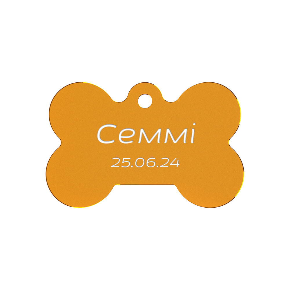 Адресник для собаки Orange 38x25мм Київ - фото 2