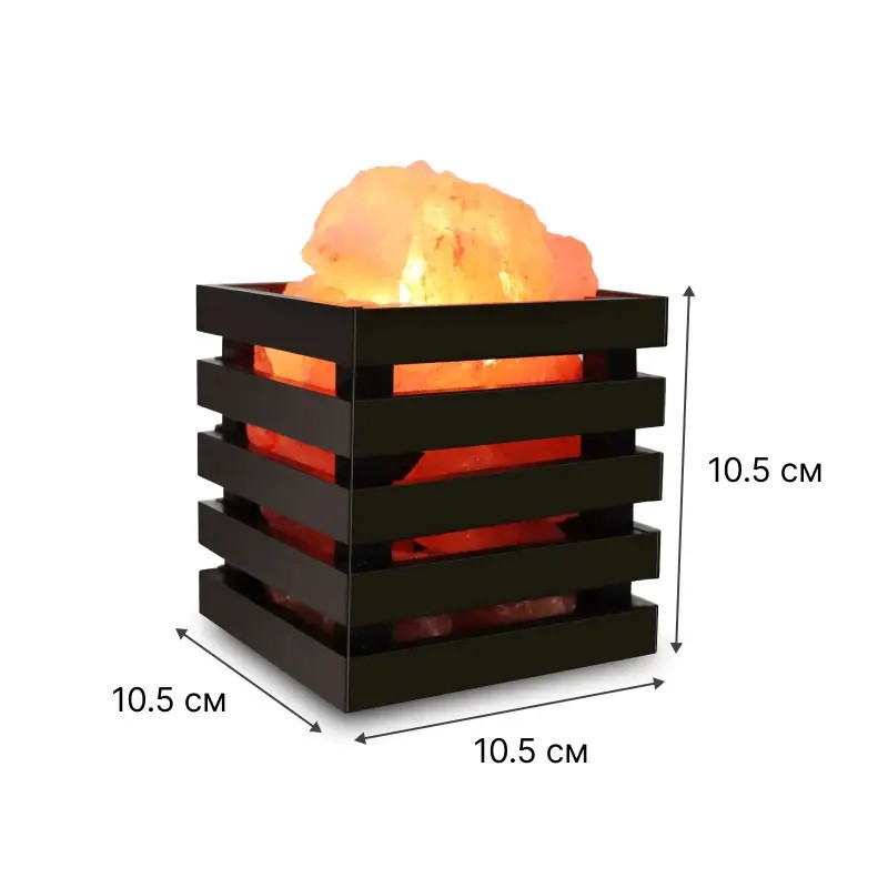 Cоляная лампа с ночником 2-в-1 Doctor-101 Cube. Солевая лампа из гималайской соли Днепр - изображение 2
