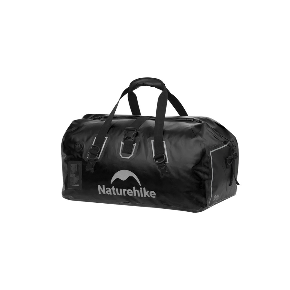 Водонепроникна дорожня сумка Naturehike CNK2450XB015, 90 л, чорна Київ - фото 1