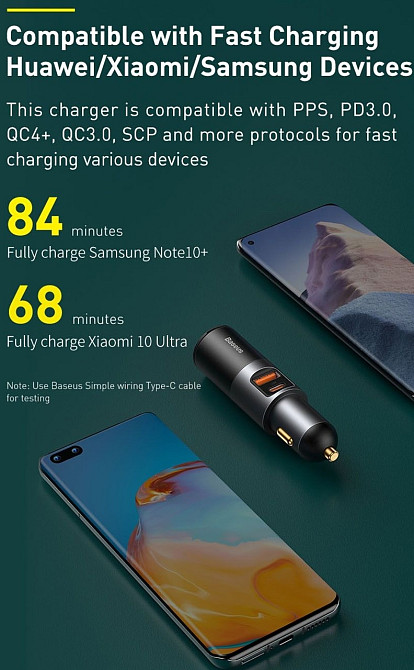 Зарядное Baseus 120W Share Киев - изображение 3