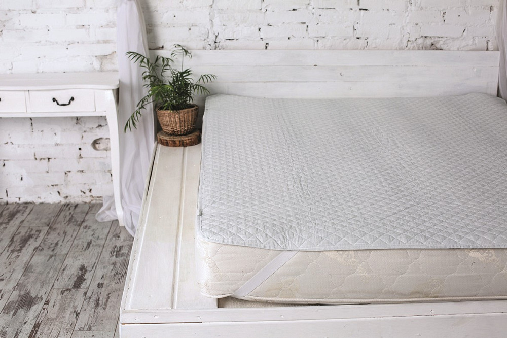 Ecotton Наматрацник Ecotton 90х200 см захисний антиалергенний з резинкою по кутах сірий (40-096 Киев - изображение 1